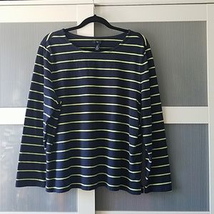 GAP Striped Sweatshirt Tee